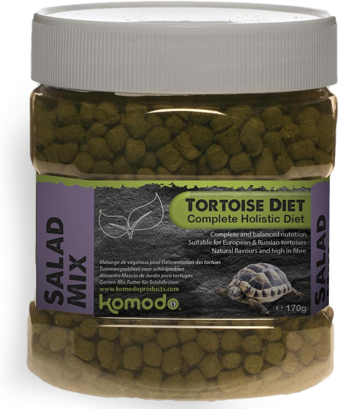 Complete Holistic Tortoise Diet, Salad Mix 680 G Tub