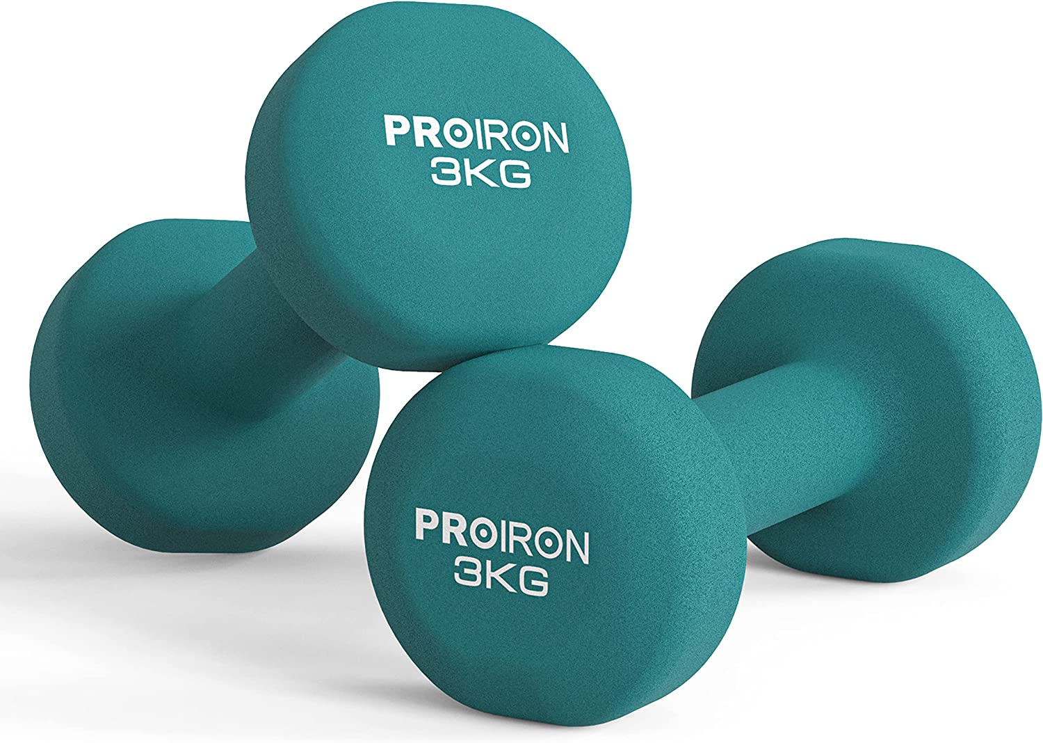 PROIRON Dumbbells Anti-Slip Neoprene Dumbbell Soft-Touch Grip Hand Weights Ho... - Picture 11 of 20