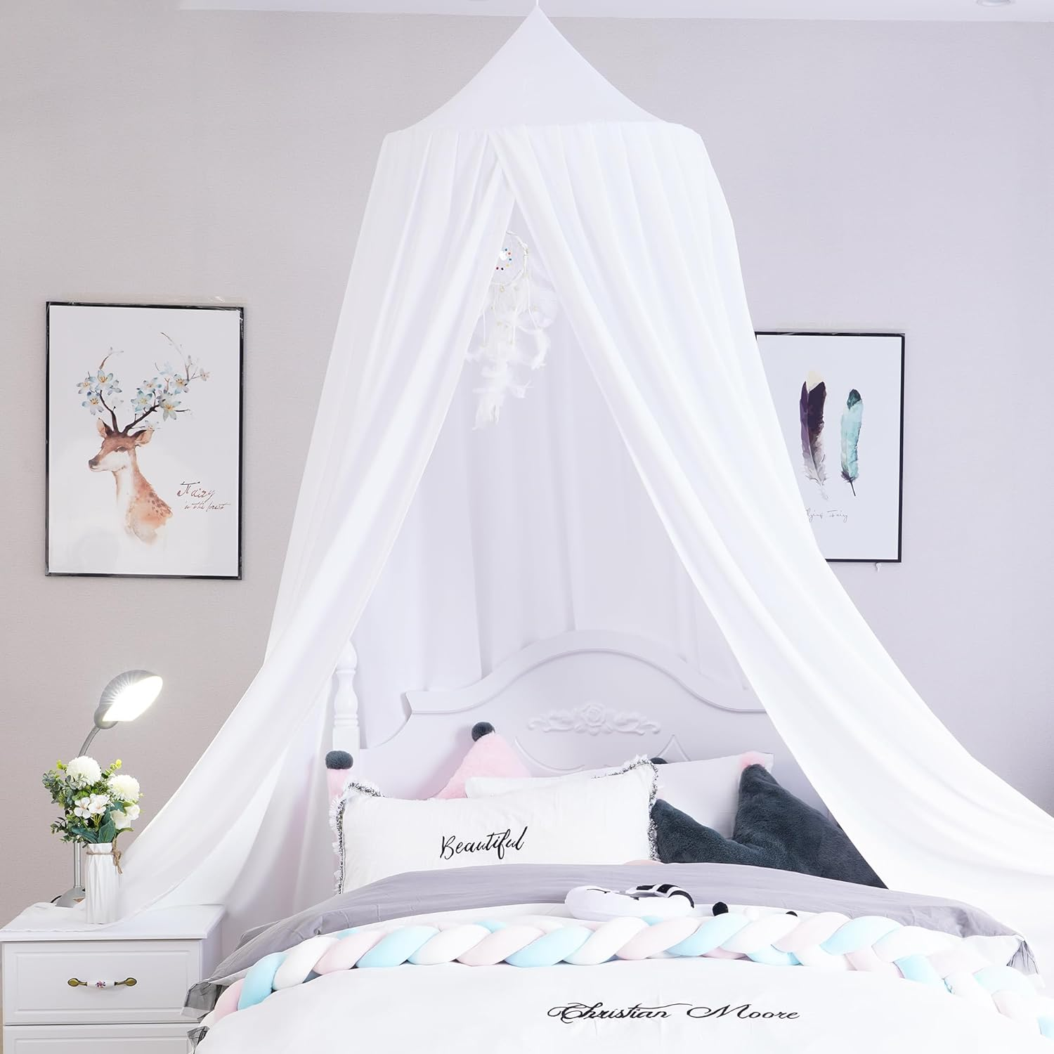 Extra Large Kids Bed Canopy for Girls Boys Bedroom Decor, Crib Canopy Nursery... - Picture 2 of 19
