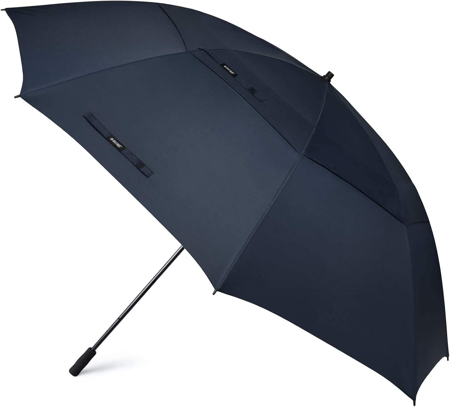 80 Inch Huge Large Oversize Golf Umbrella Double Canopy Vented Windproof Stick Umbrellas, 6.6 Ft Heavy Duty for Outdoor Doorman Family
