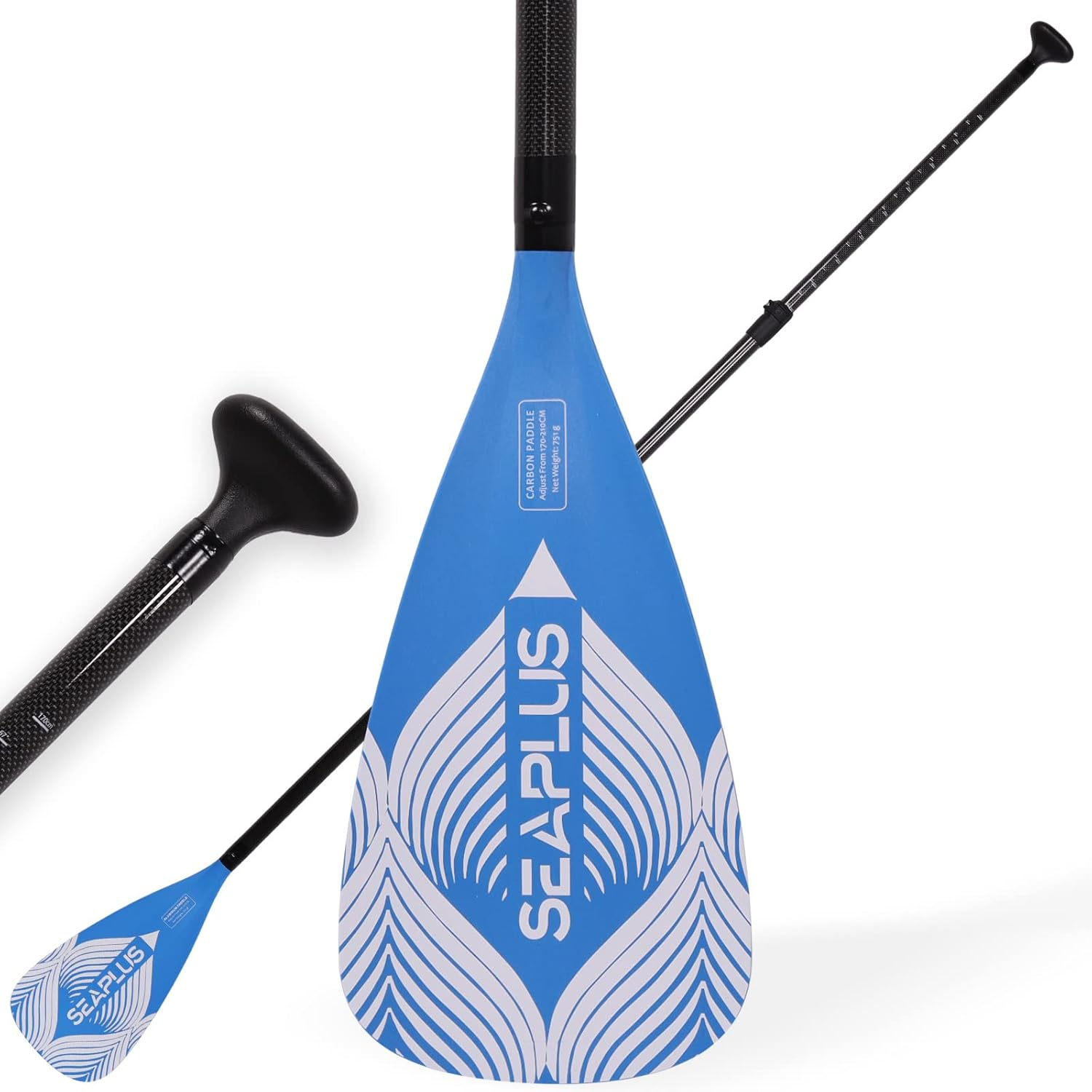 Carbon Fiber Paddle, 3-PCS Adjustable Paddle for Stand up Paddle Board , SUP Paddle, Adjusted from 67