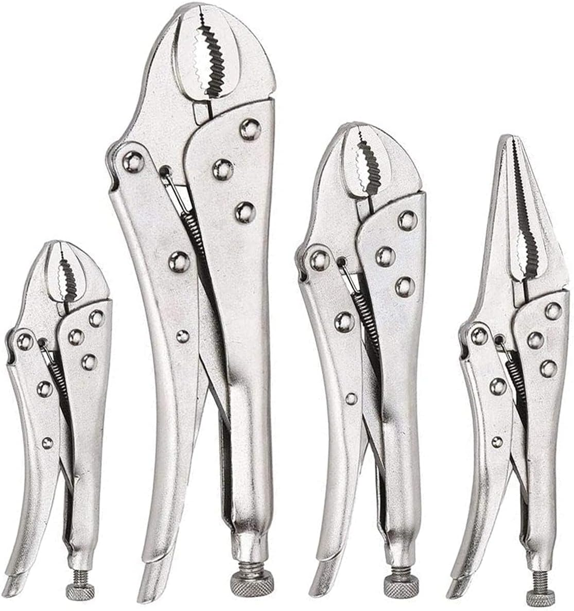 4-Piece Locking Pliers Set, Vice Grips Pliers Included 5