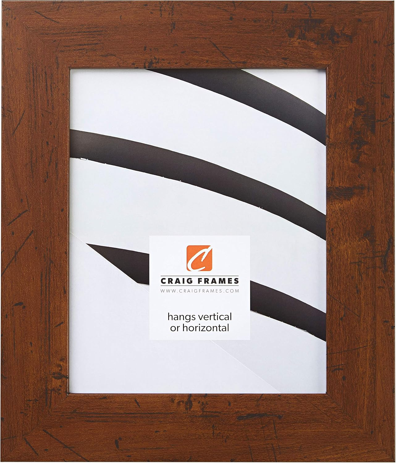 FM74DKW 8.5 by 11-Inch Picture Frame, Smooth Finish, 2-Inch Wide, Dark Brown