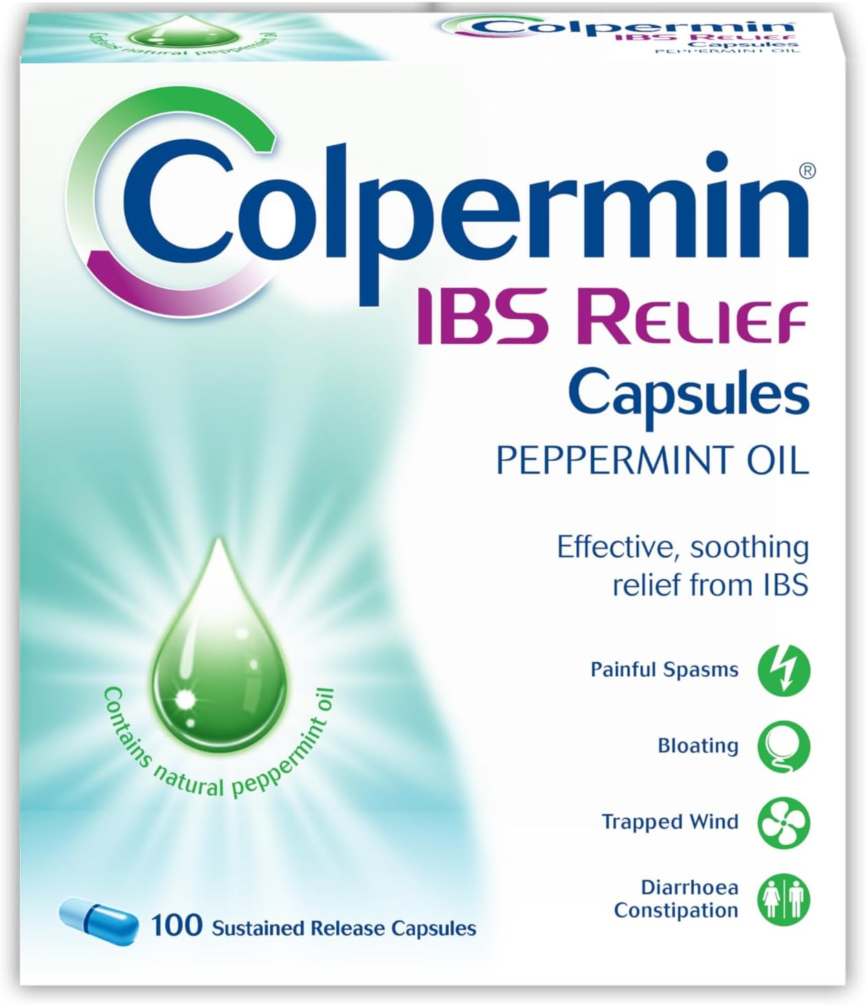 IBS Relief - Peppermint Oil Capsules for Irritable Bowel Syndrome – Colpermin C