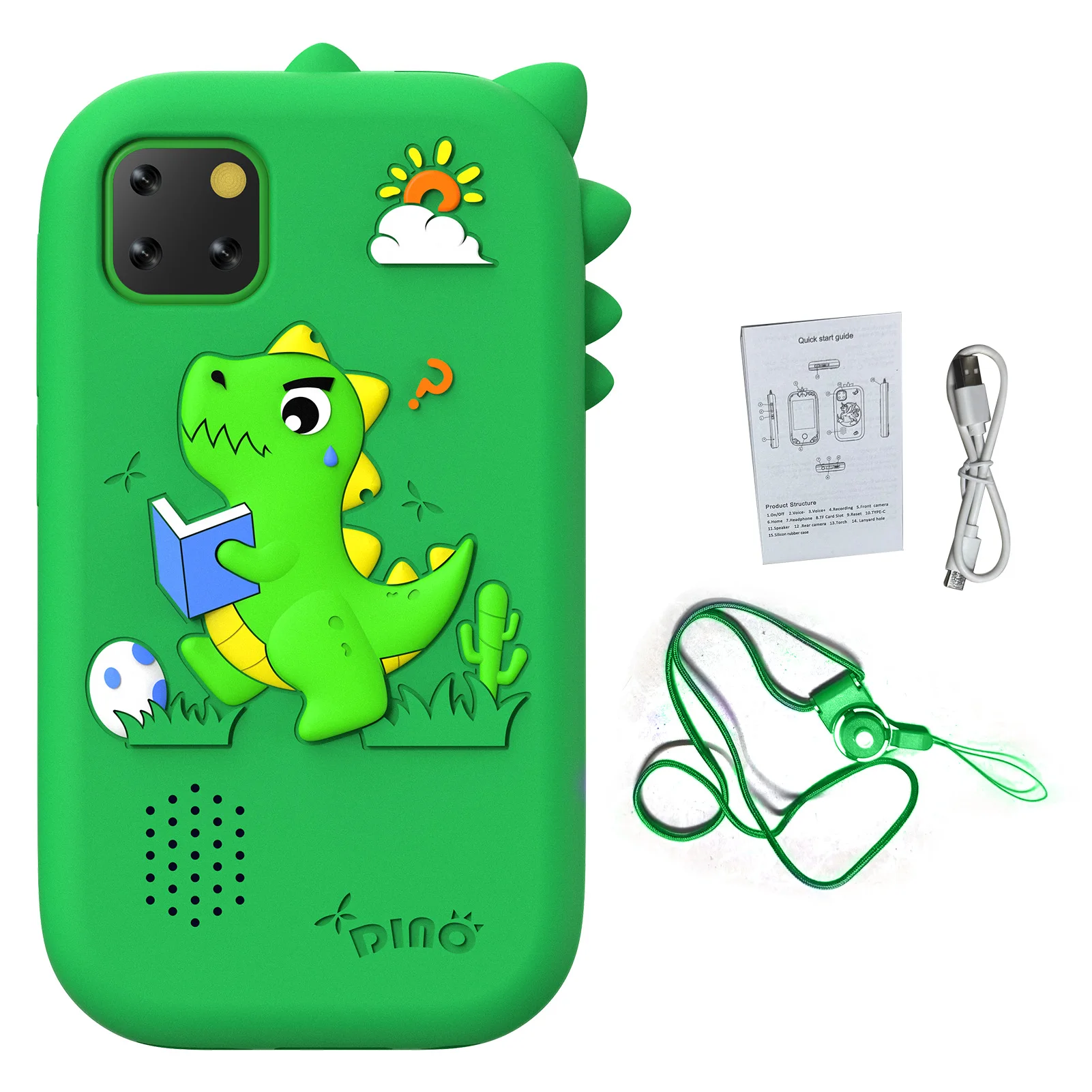 2.8-Inch Touchscreen Kids Smart Phone with Games Camera MP3/MP4 Player Built-in 32GB Memory Kids Smart Phone for Girls