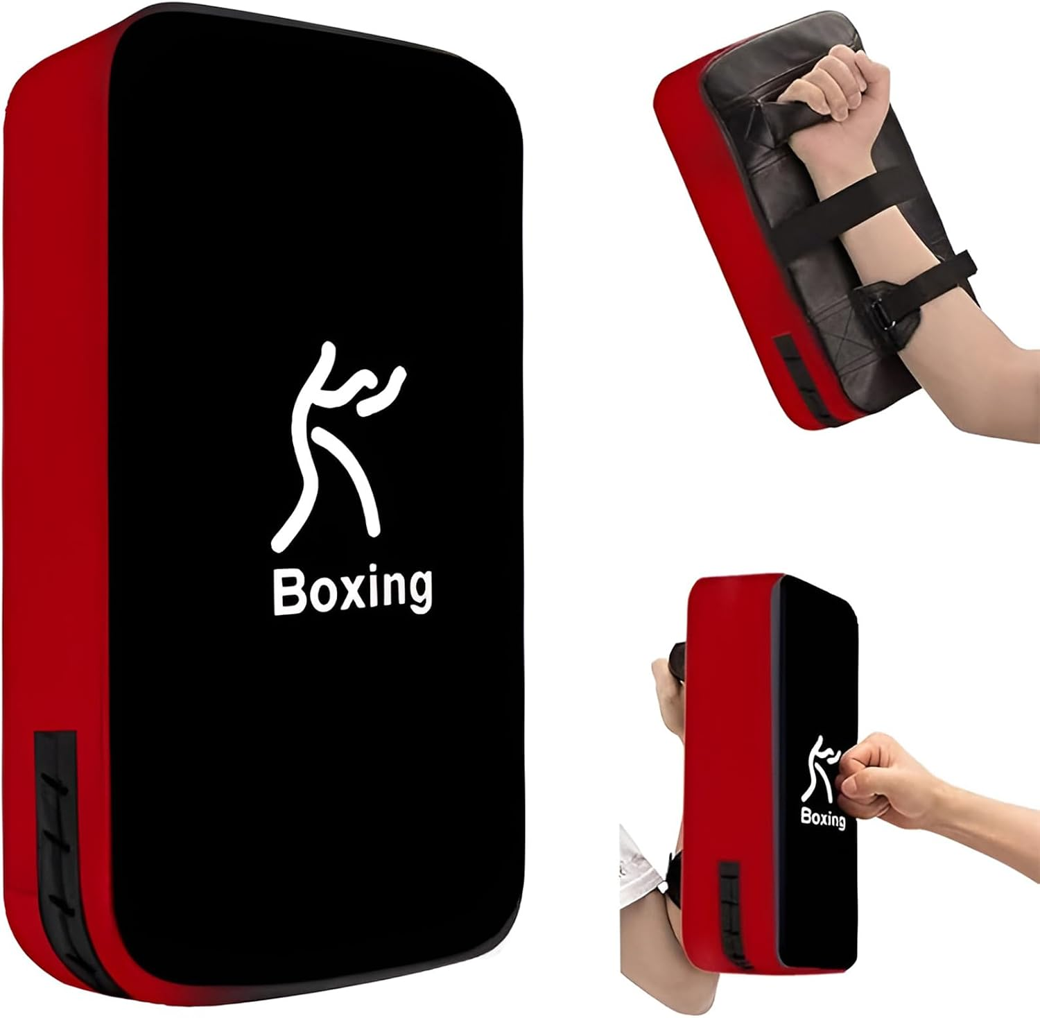 One Karate Taekwondo Boxing Kick Punch Adjustable Soft Shield Durable Trainin...