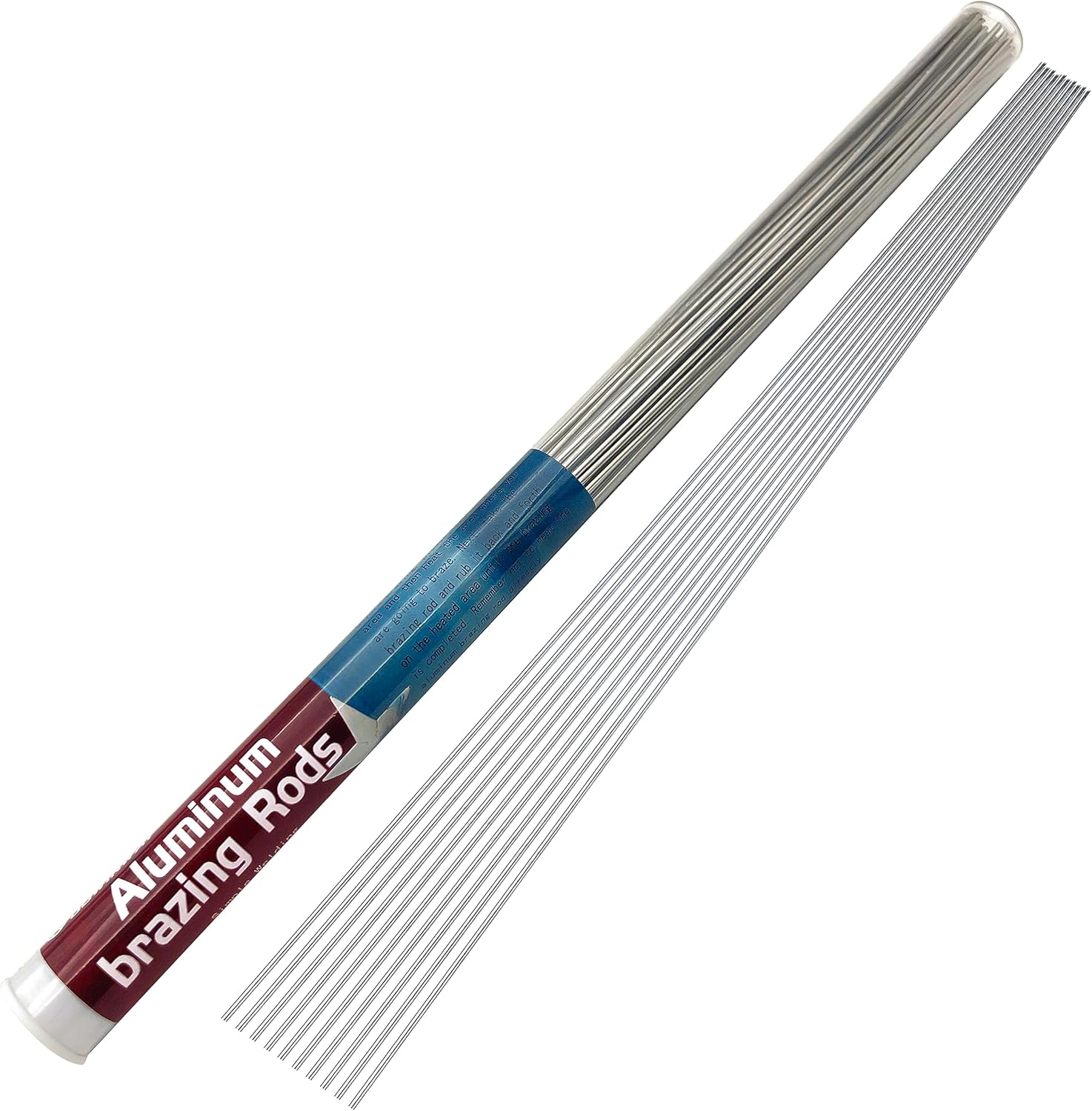 50-Pack 1/16''x13'' Aluminum Brazing Rods,Rods Aluminum Welding Rods for Propane