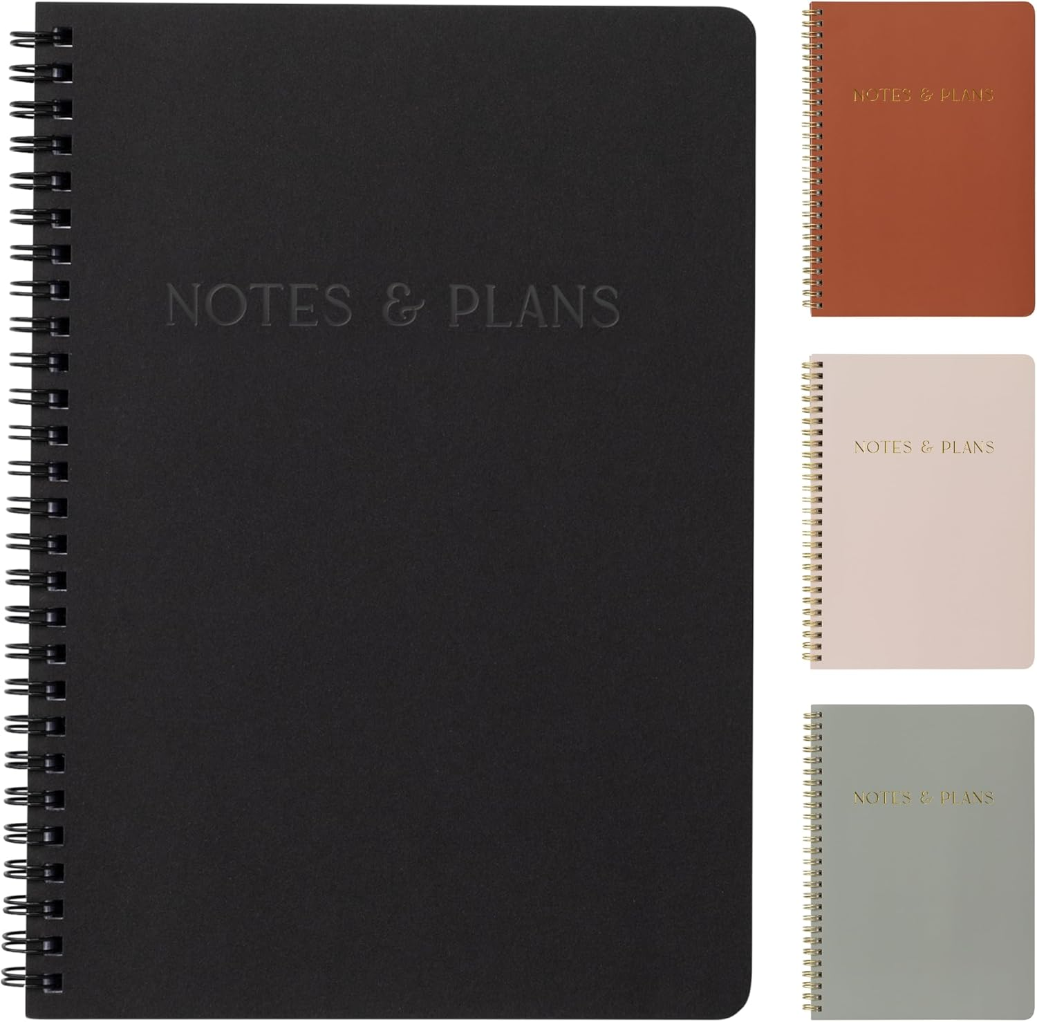 Beautiful Daily Planner And Notebook With Hourly Schedule - Aesthetic Spiral To do List Notepad to Easily Organize Your Tasks And Appointments - Stylish Book And School Or Office Supplies For Women