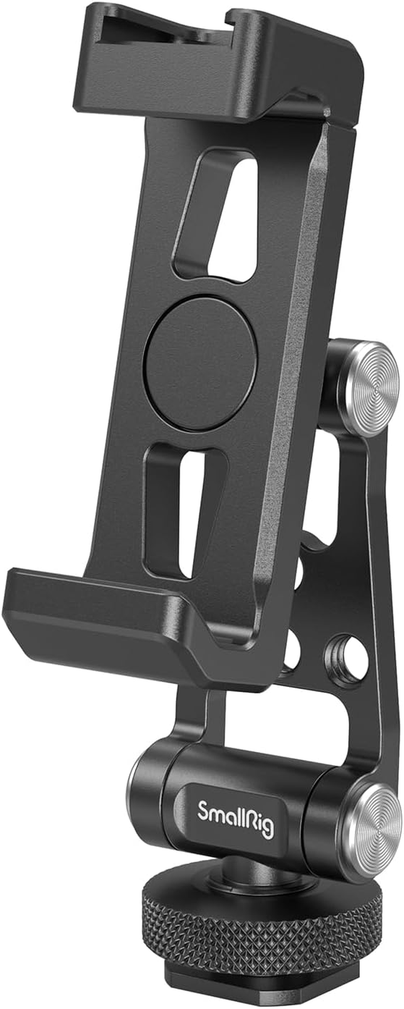 Metal Phone Support with Cold Shoe Mount, Universal Cell Phone Mount Adapter Support Free Adjustment Joints,Phone Tripod Mount for iPhone 16/15/14, for Samsung Galaxy,for RS 4/RS 4 Pro- 4382
