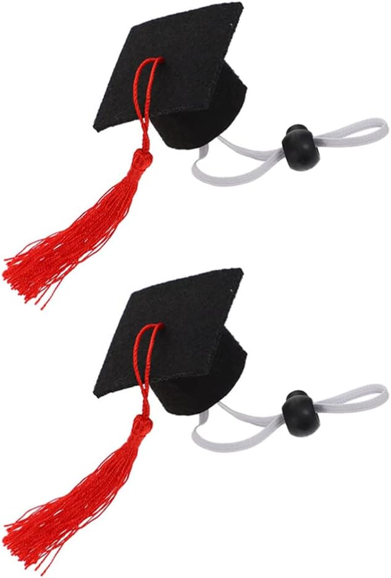 2Pcs Set Elastic Doctorial Hat cap and gown 2023 Party Supplies cat graduatio... - Picture 13 of 15