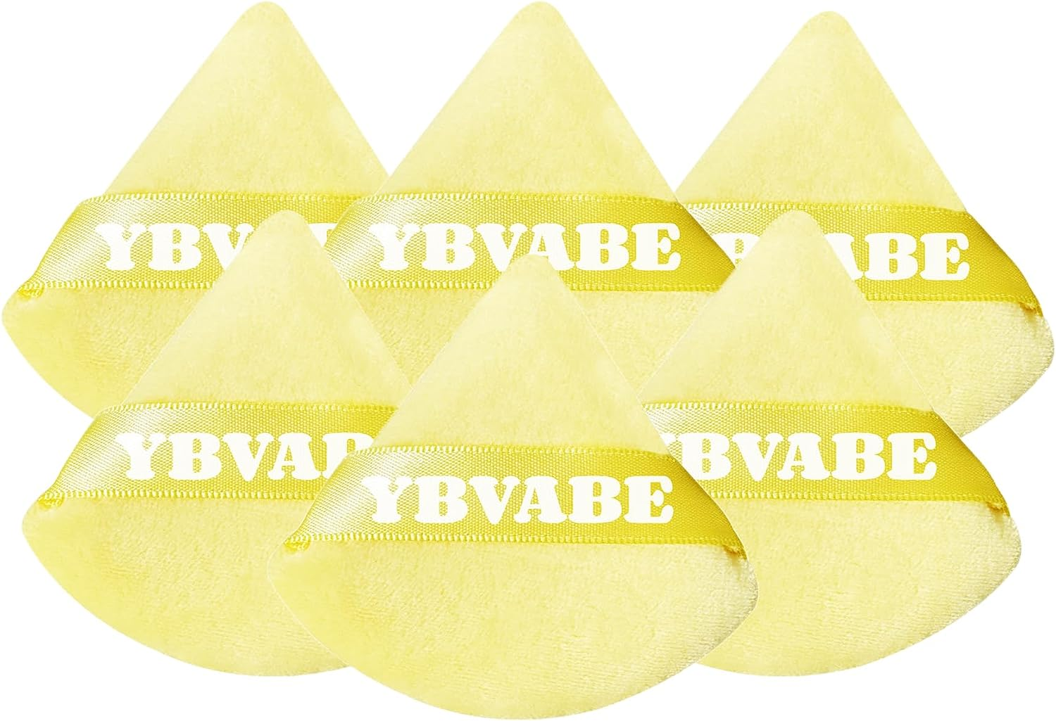 YBVABE Triangle Powder Puff Makeup Sponge,6 Pcs Ultra Soft Made of Cotton Vel... - Picture 11 of 14