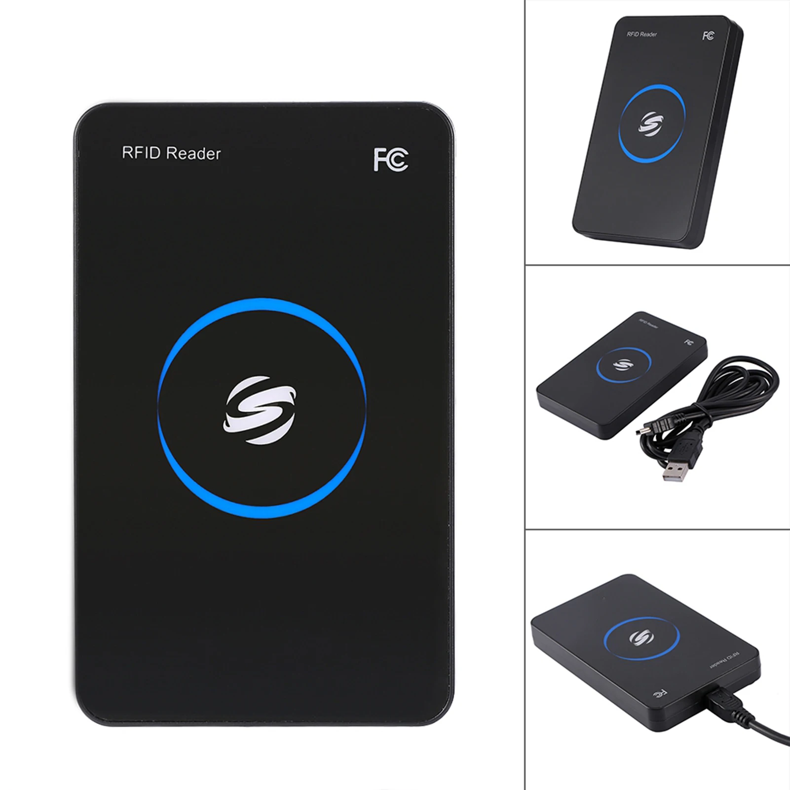13.56MHZ Contactless HF RFID Smart IC USB Card Reader For one MF1 S50 S70 Contactless Access Control IC Card Reader