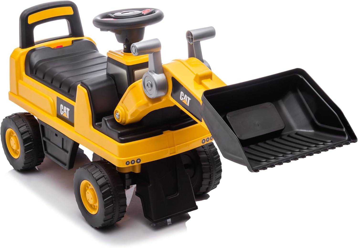 CAT Front Loader Push Car – Licensed Caterpillar Ride-On Digger Toy for Kids