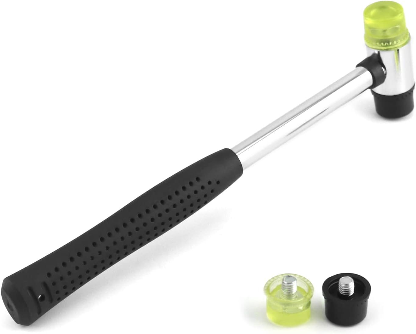 ® Rubber Mallet Hammer, 25 Mm Small Nylon Hammer with 2 Replacement Heads