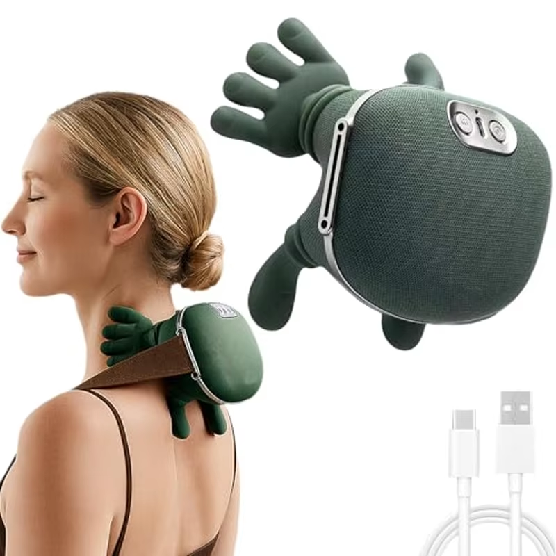 The Shiatsu Back Neck with Heat Neck Massagers, Deep Tissue 3D Kneading