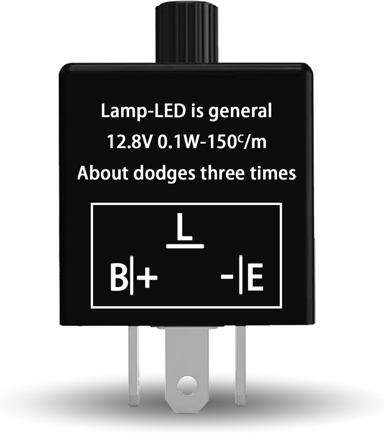 CF-13 3-Pin LED Flasher Relay 12V Adjustable Turn Signal Fix