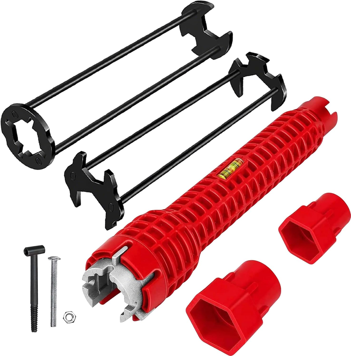 Multifunction Faucet & Sink Installer Wrench Plumbing Tool,2026 New Water Pipe Spanner for Toilet Bowl、Sink、Bathroom、Kitchen Plumbing and More,Repair and Installation Tools