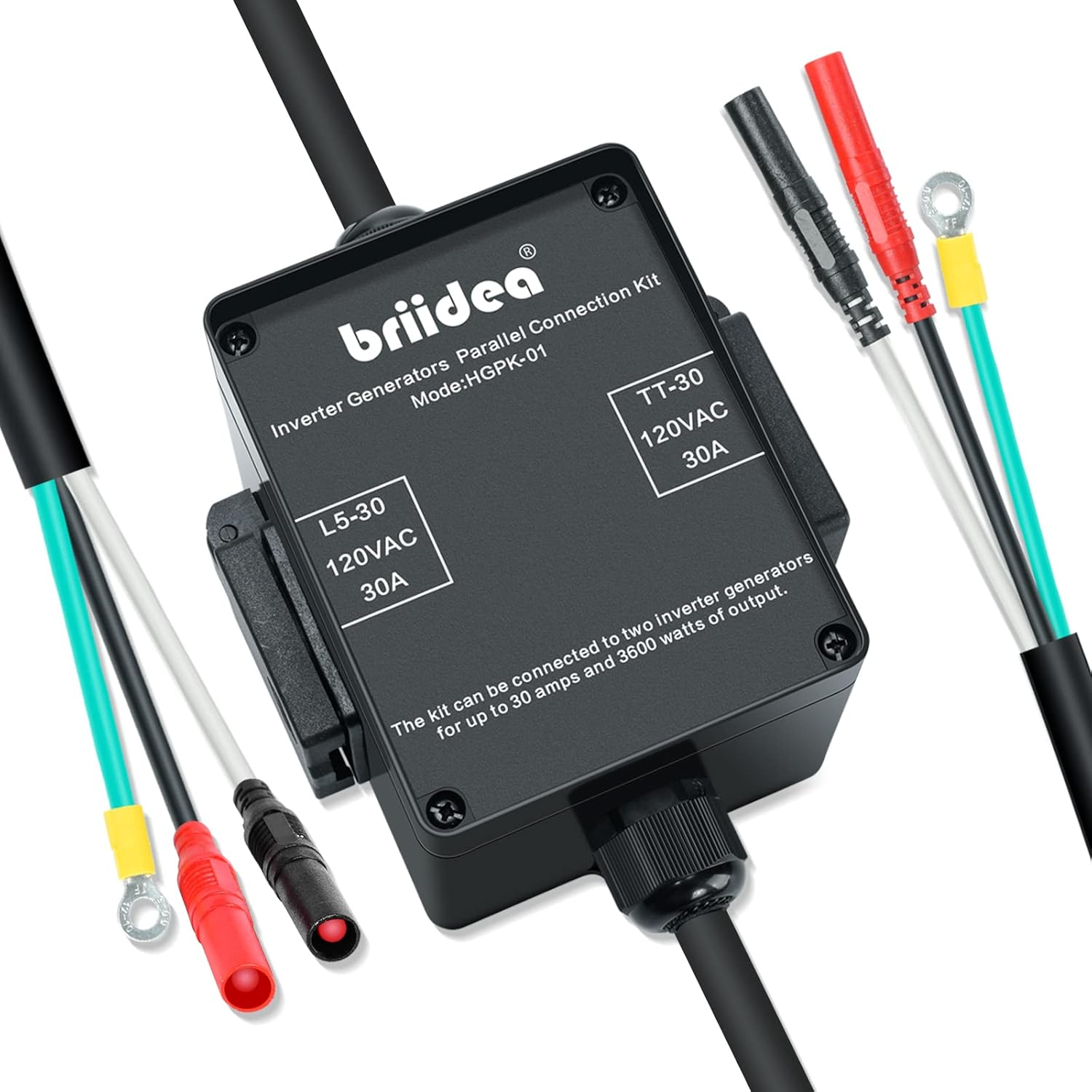 30-AMP 3600-Watt Generator Parallel Kit for Inverter Generators, Compatible with WEN Generators, RV Ready