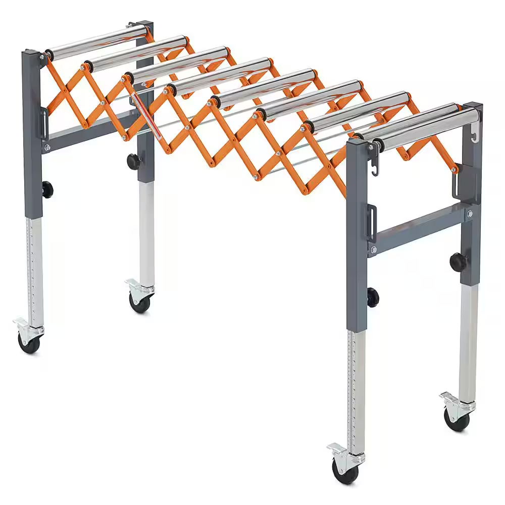 Steel 23 In. to 36 In. H, 14 In. W Adjustable Conveyor Roller