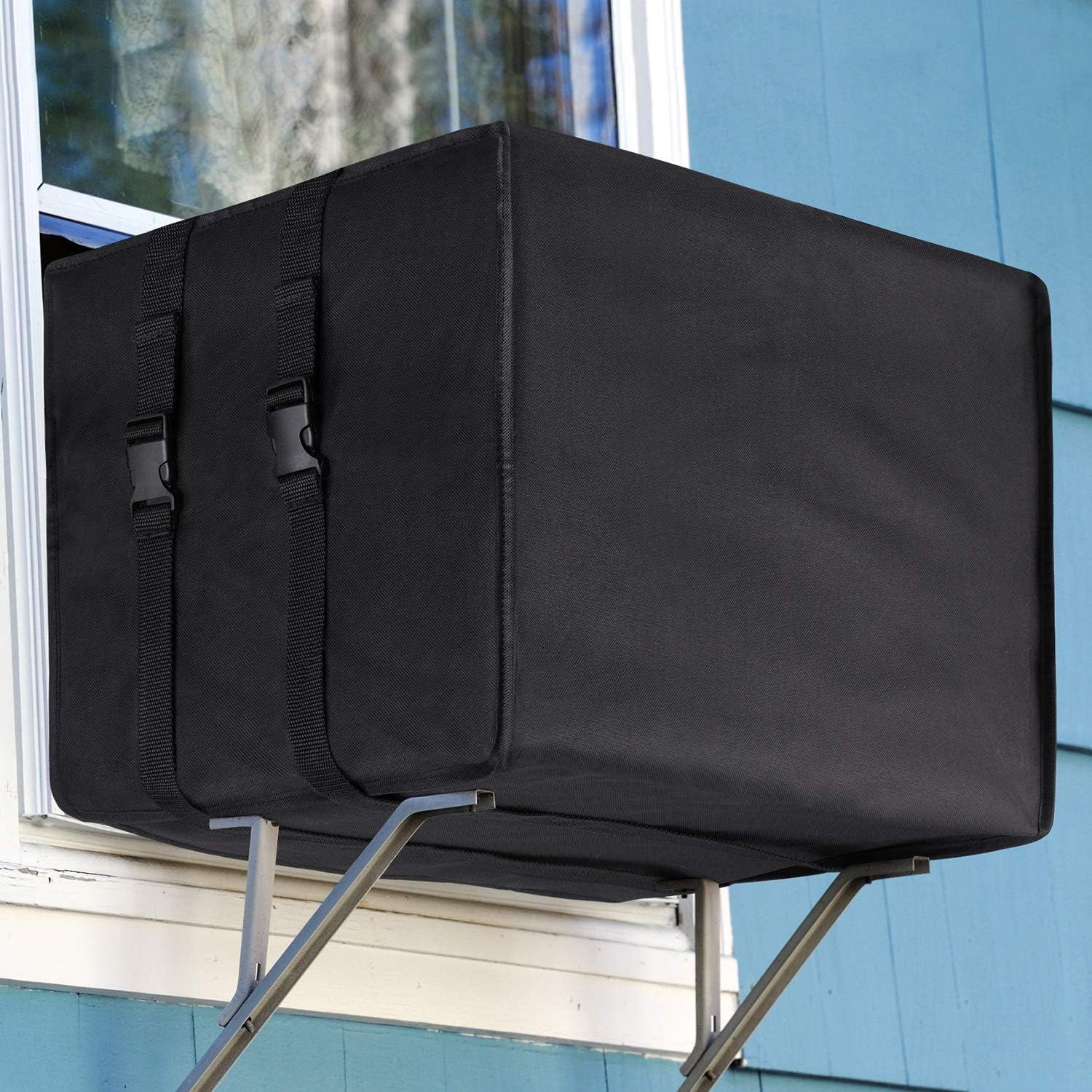 Window Air Conditioner Covers for outside , Outdoor AC Unit Covers 25.5W X 17H X 21D Inches