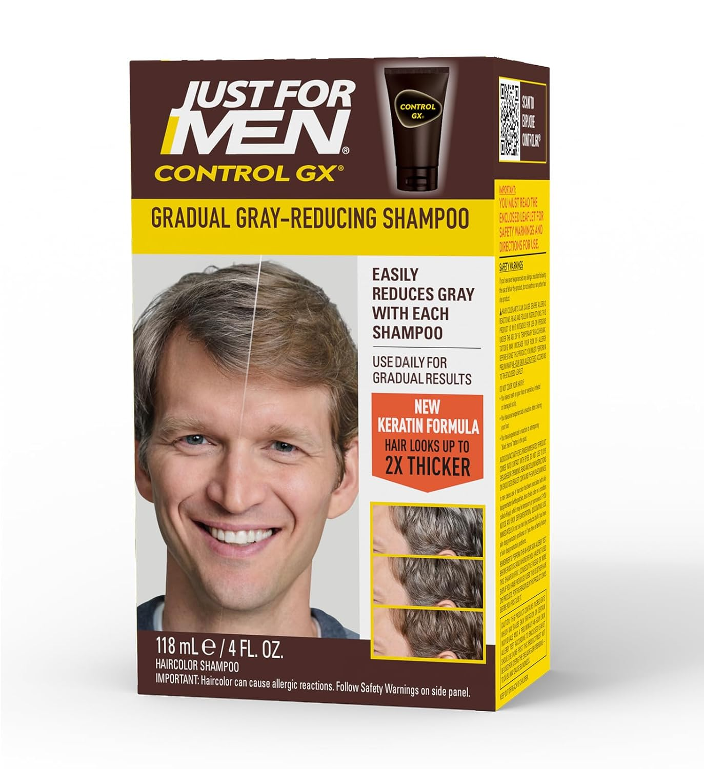 SHAMPOO Control GX Grey Reducing for Lighter Shades of Hair