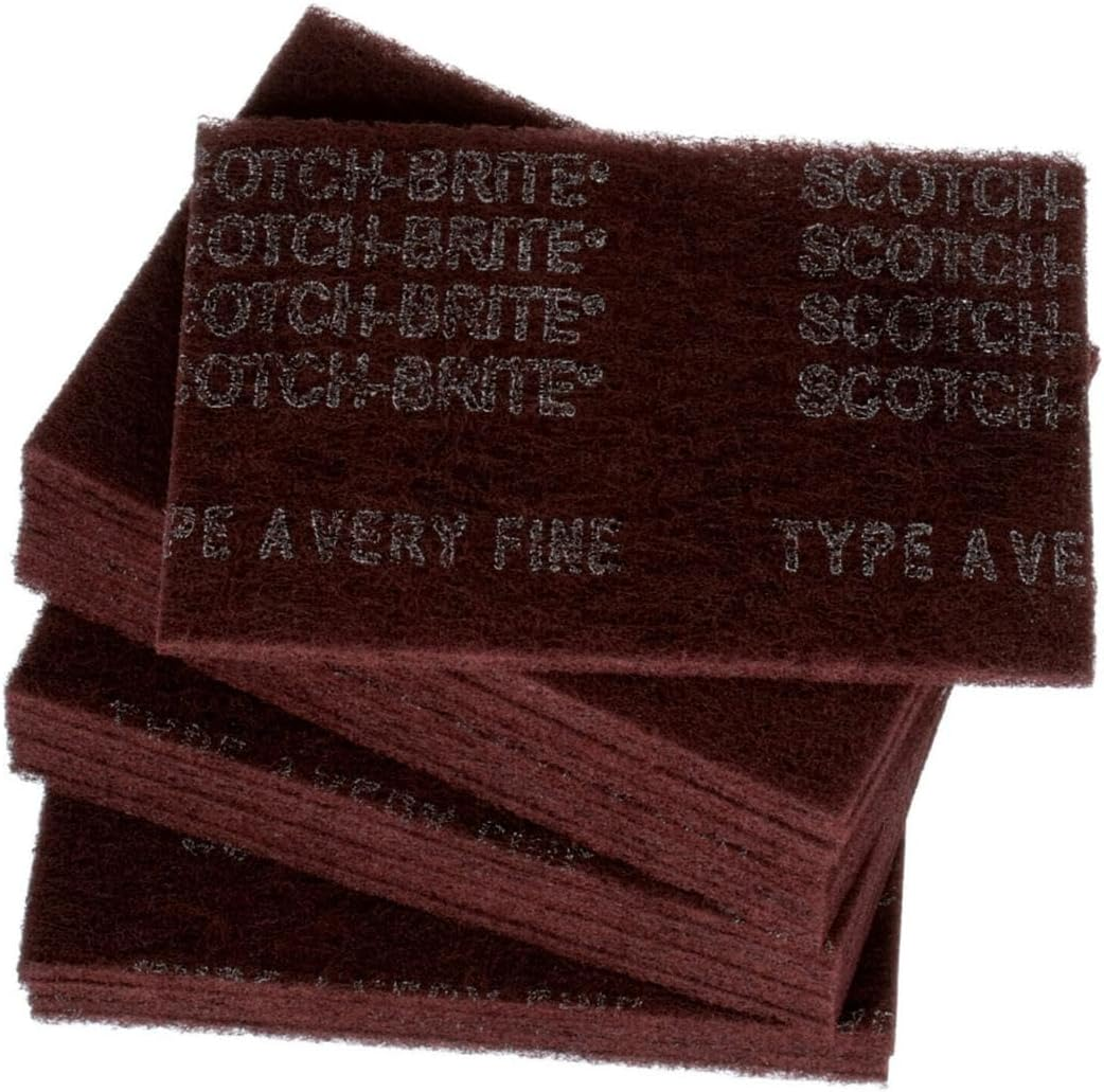 Scotch-Brite General Purpose Hand Pad 7447 - Scuff/Surface Prep - 6 in x 9 in - Box of 20