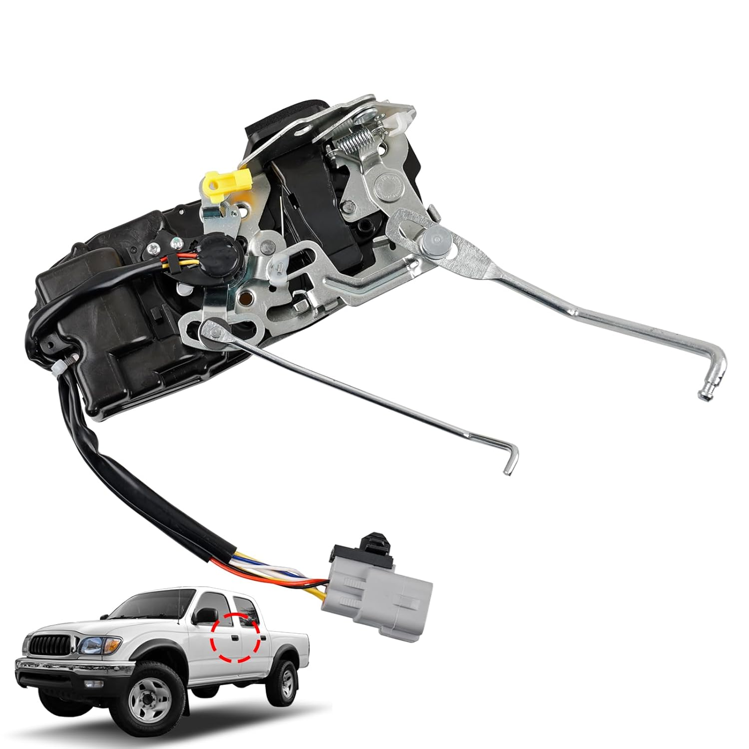 69040-04010 Driver Side Door Lock Actuator Compatible with Toyota Tacoma 1998-2004 Front Left Power Door Latch Replace# 931-492 6904004010