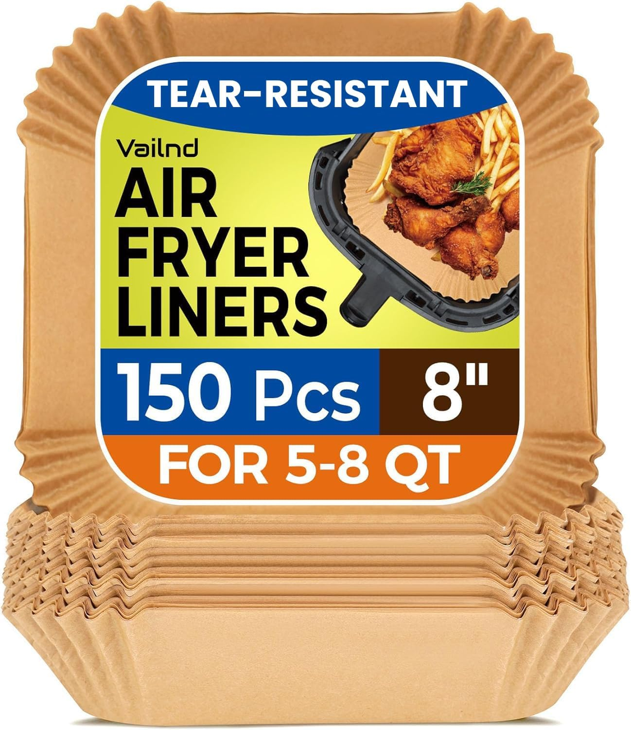 Air Fryer Liners Disposable, 150 Pcs 8