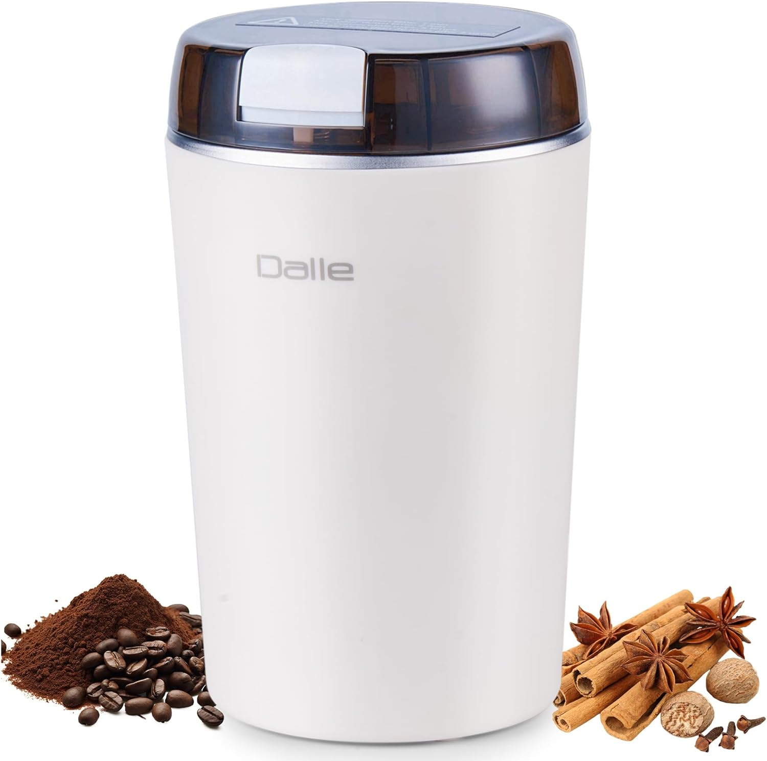 Small Coffee Grinder | 200W 28000RPM Stainless Steel Spice Grinder | Electric Find Powder Grinder for Coffee Beans Spices Seasoning Pepper Herbs Nuts Seed Grain