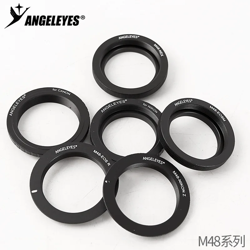 Angeleye M42/M48 DSLR camera adapter with micro mount EF Z RF E EF-M M48 interface