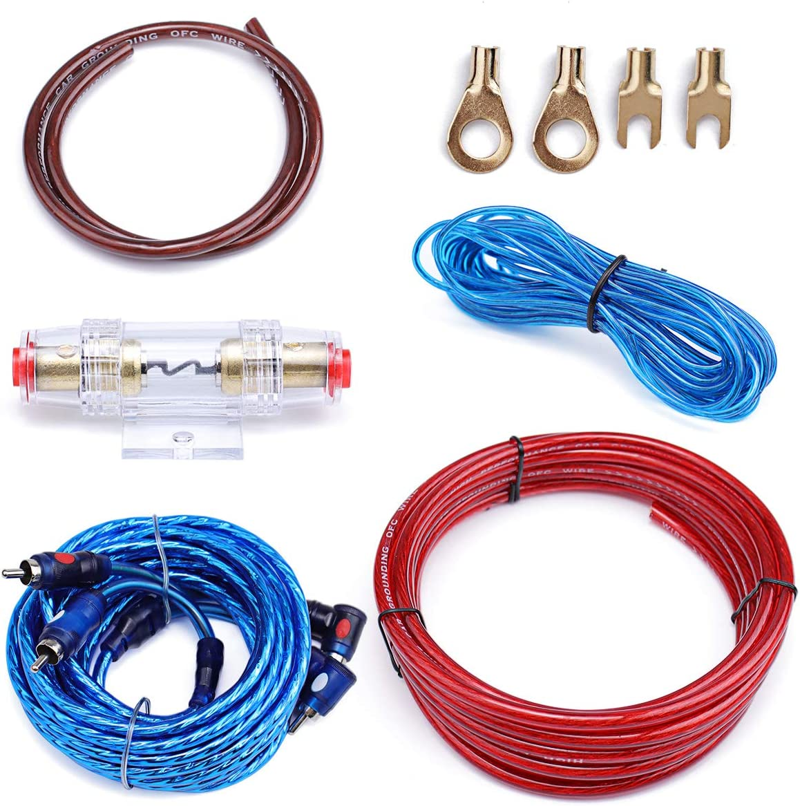 Kit De Cableado Para Amplificador De Automovil Etopar, Subwoofer De Audio, C...