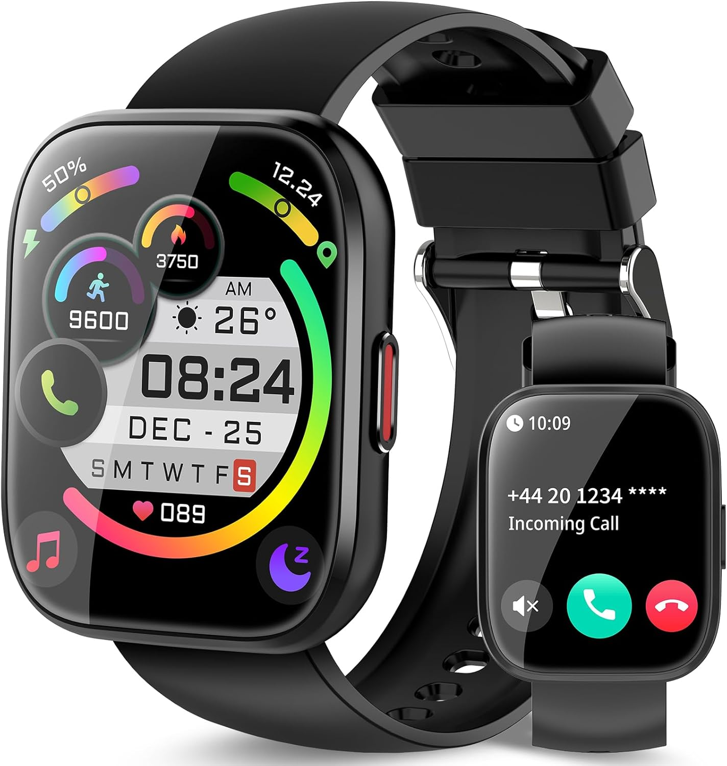 Smart Watch for Men Women Bluetooth Call, 1.85