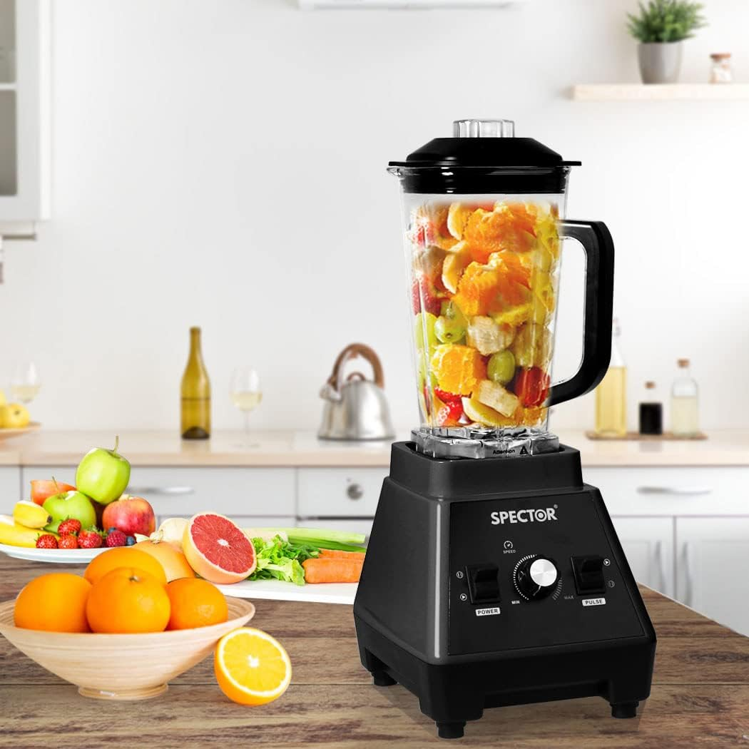Spector 2L Commercial Blender, High Speed Mixer Food Processor, Juicer Smooth... - Picture 9 of 14