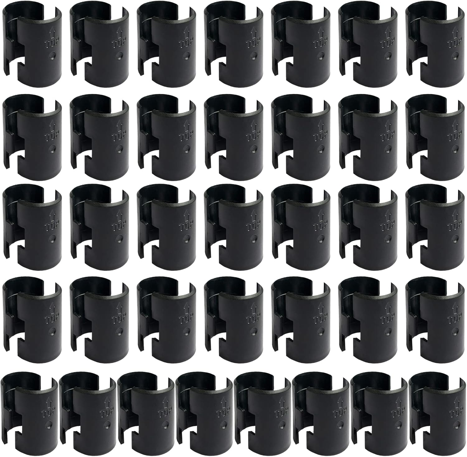 72 Pack Wire Shelving Shelf Lock Clips for 1