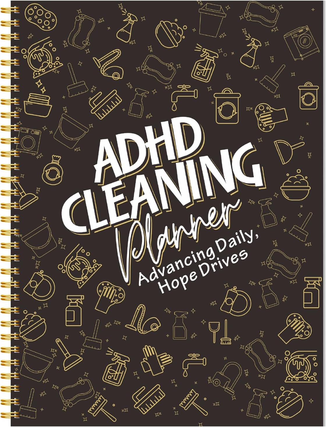 ADHD Cleaning Planner: Weekly & Monthly Home Organization and Chore Checklist
