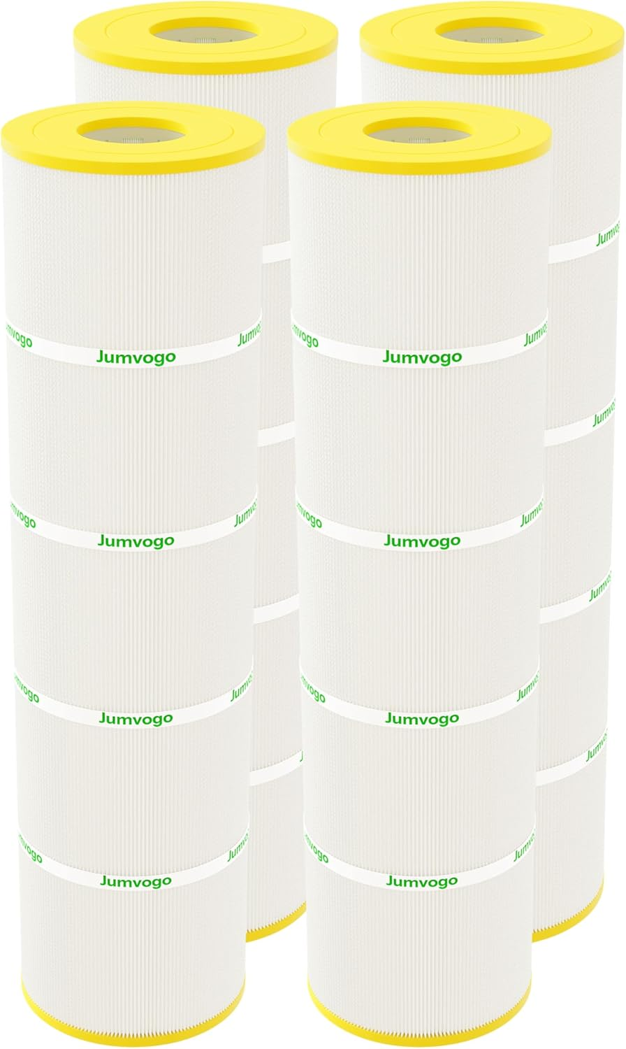 4 × 105 Sq. Ft. Pool Filter Cartridge Compatible with CCP420, Clean and Clear plus 420, Ultral-A6, C-7471, FC-1977, 178584, 817-0106, 570-0425-07, 4 Pack