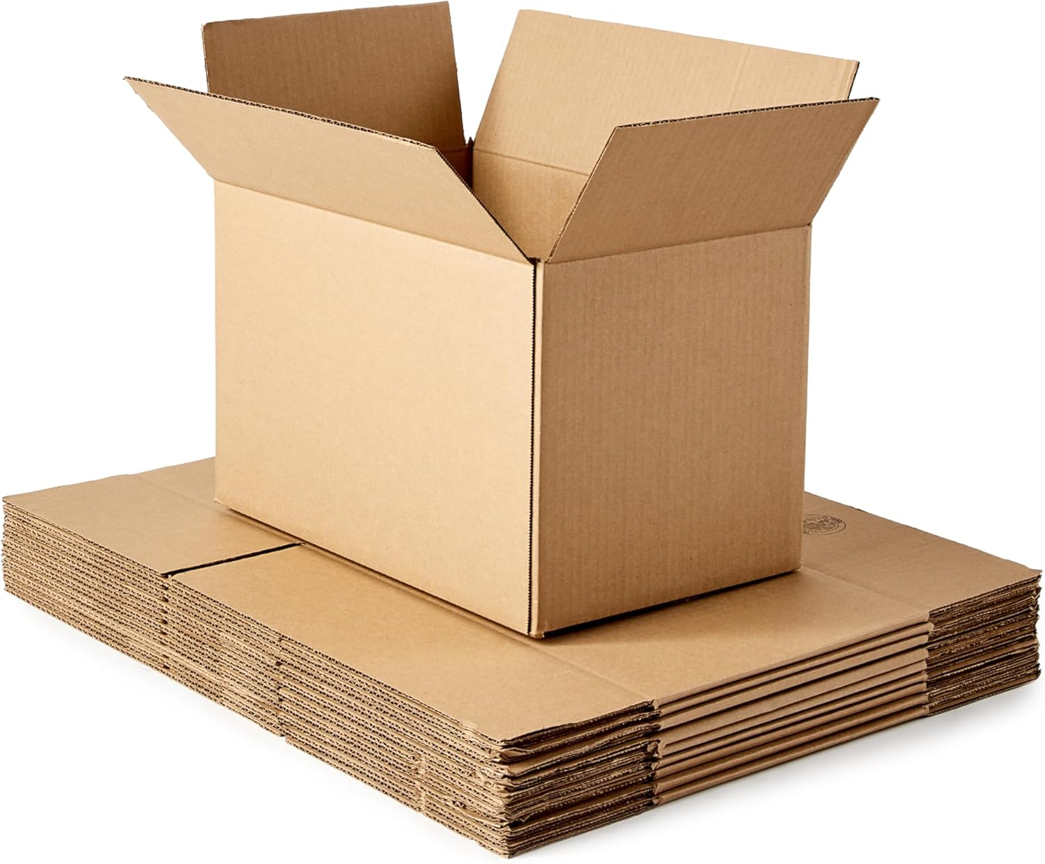 Amazon Basics Cardboard Moving Boxes for Packing and Shipping, Small Size, 16
