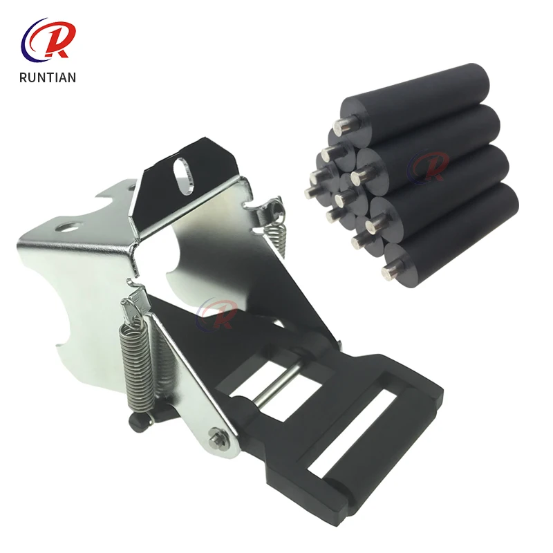 10x35mm pressure cloth wheel rubber pinch rollers bracket Pinch roller assembly for Allwin Human inkjet printer