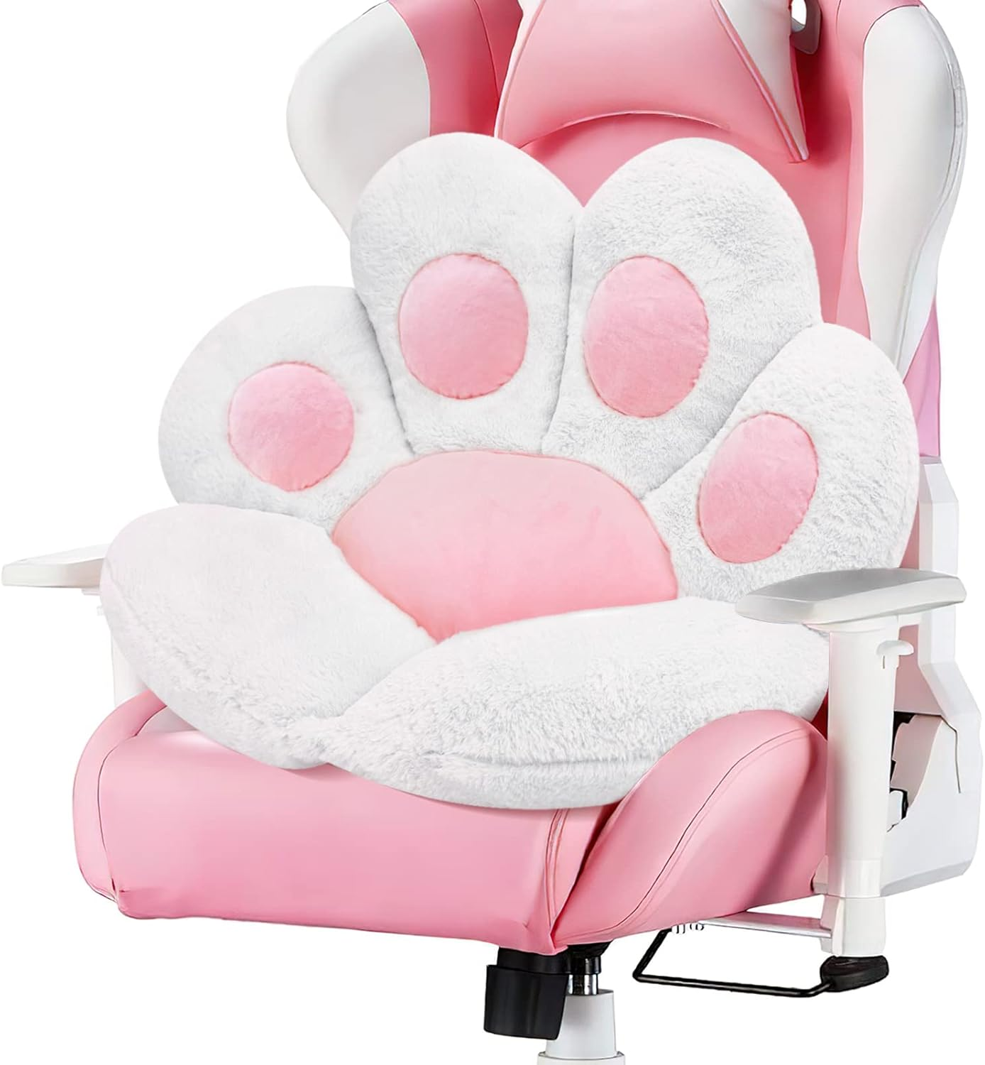 Cat Paw Cushion Chair Comfy Kawaii Plush Seat Cushions Shape Lazy Pillow for Gamer Chair 28