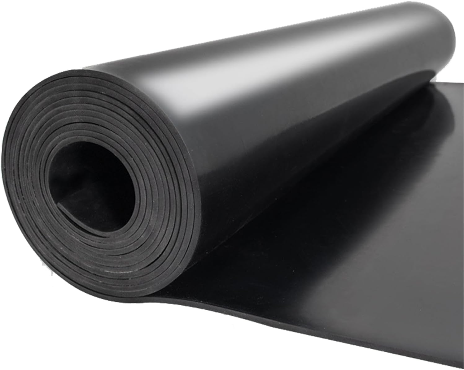 3.3X9.8 Ft Solid Rubber Sheet Heavy Duty Neoprene Rubber Rolls 1/8