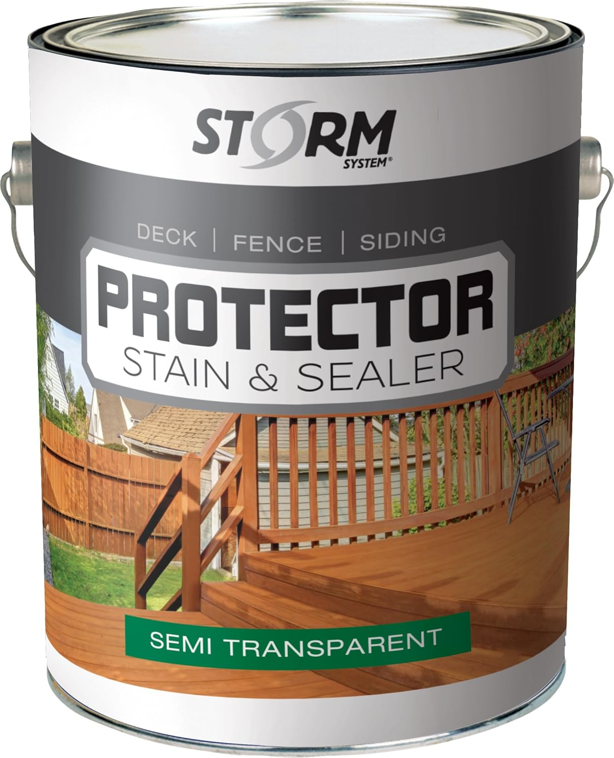 Protector - Sienna, 1 Gallon, Protects Outdoor Wood from Water & UV Rays, Siding, Fence & Deck Stain and Sealer, Outdoor Wood Stain and Sealer