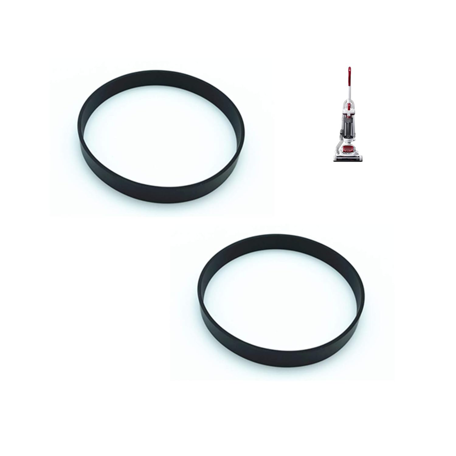 Replacement Belts for Black+Decker Airswivel Ultra Light Weight Vacuum,Compatible with Models Bdasv101,Bdasv102,Bdasl101,Bdasp103,Part #12675000002729 (2 Belt)