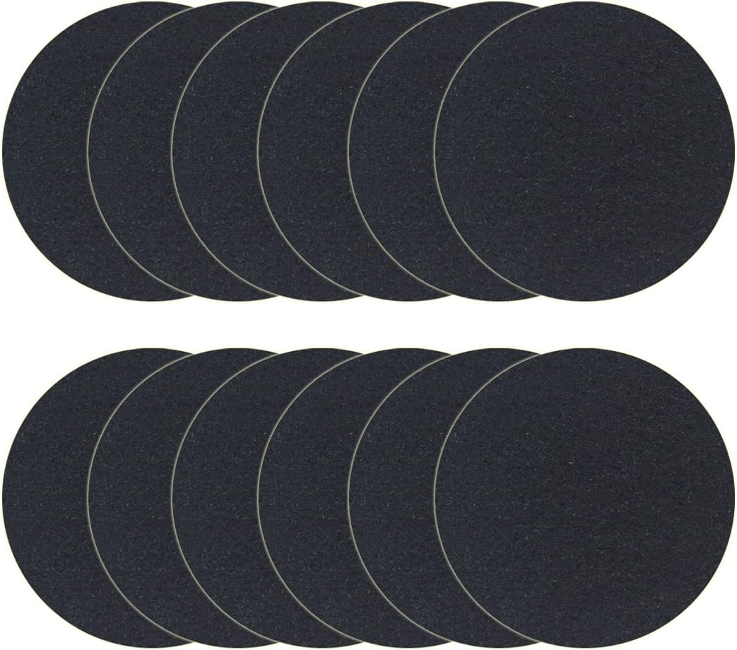 6.7Inch Charcoal Filters for Kitchen Compost Bin Pail Replacement Filter Countertop Home Bucket Refill Sets, Round