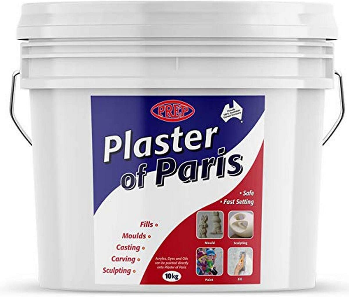 Plaster of Paris Gypsum Powder 10Kg, White