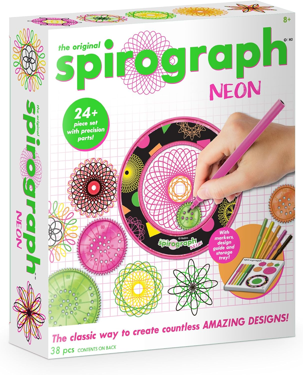 Goliath Far East |  Neon | Colorful Drawing Kit with Neon Markers | Ages 8+