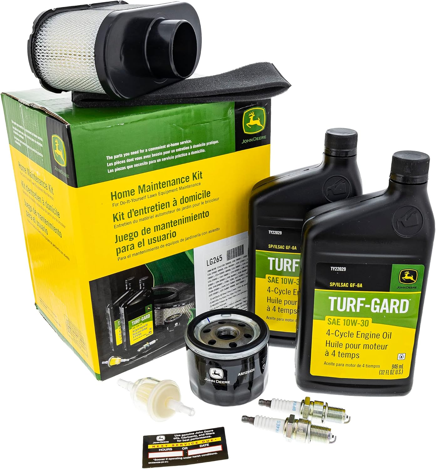 John Deere LG265 Home Maintenance Kit S240 X300 X500 X350 X570
