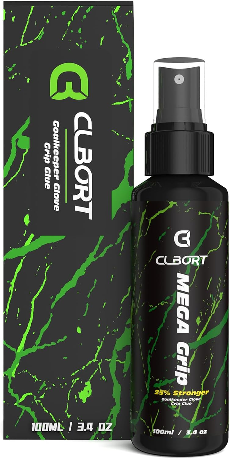 Goalkeeper Glove Spray Bundle, Contains MSDS Certified 100Ml Goalkeeper Grip Spray + 100Ml Goalkeeper Glove Wash & Prepare Spray