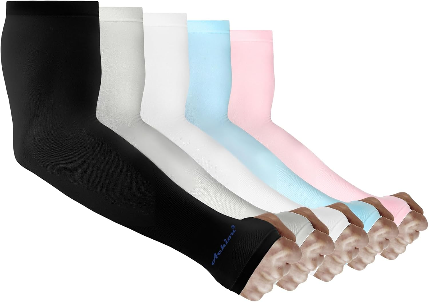 Arm Sun Sleeves Compression UV Protection Cooling for Men Women Summer Sunblock Basketball Football, Cover Arms Tattoo