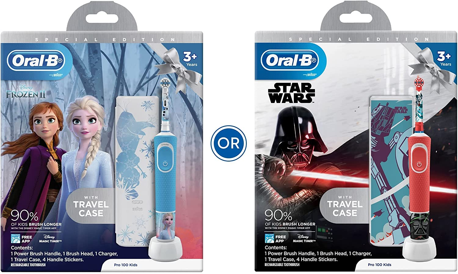 Oral-B Pro 100 Deep Clean Electric Toothbrush, Black - Picture 17 of 17