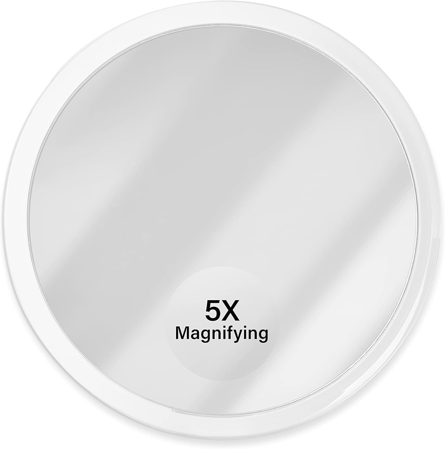 5.2 Inch Bathroom Mirror: round Vanity Mirror - Tempered Glass | Shatterproof | Anti-Fog Bathroom Shower Mirror
